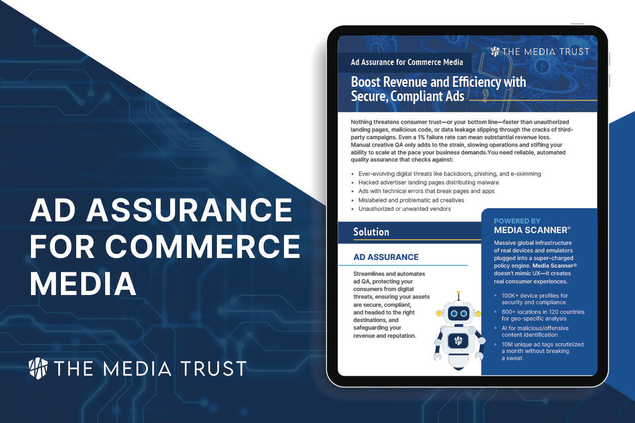 The Media Trust Ad Assurance solution for Commerce Media